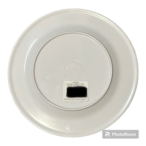 NWT | 4 Melamine Pumpkin Plates | 8” - Picture 3 of 3